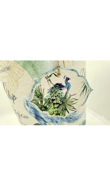 Trusou botez cu pauni pentru baieti Royal Peacock  18